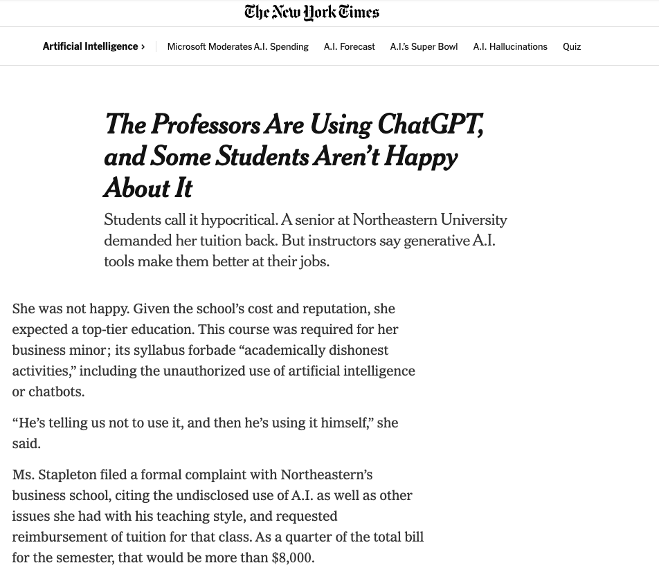 NYT article
